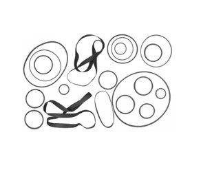 Zestaw płaskich pasków napędowych szerokość 1.0mm