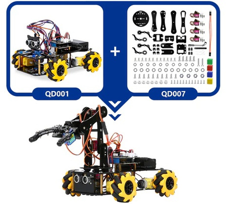 Ramię Ramie robota QD007 do platformy robota ACEBOTT QD001 DIY STEM