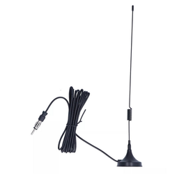 Antena samochodowa FM 30cm z magnesem; przewód 3m