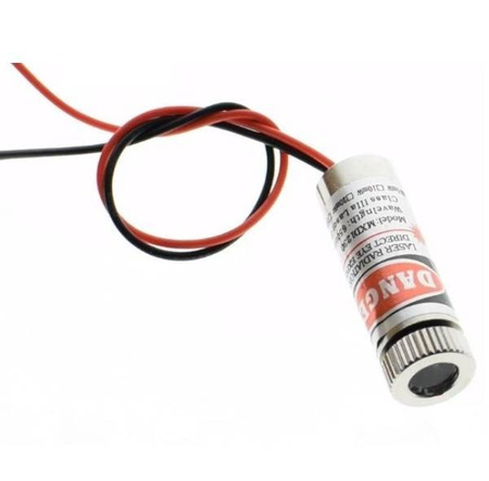 Laser 5V moc 50mW niebieski kropka