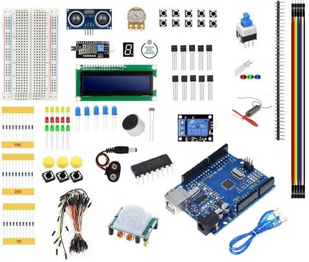 Zestaw startowy EDU MOTOR KIT do nauki programowania C++ Arduino