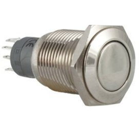 Przycisk wandaloodporny monostabilny 250V płaski
