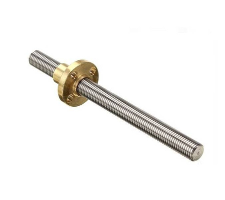 Śruba trapezowa TR8x1-400mm do drukarki 3D CNC + nakrętka