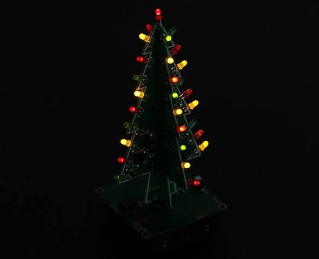 Choinka 3D LED Świąteczna Świecąca 5V DIY