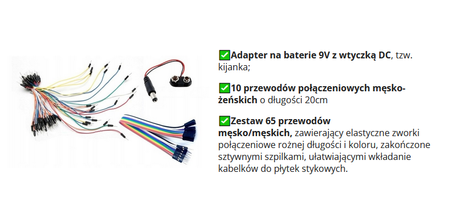 Zestaw edukacyjny MEGA PRO KIT czujniki do nauki programowania C++ Arduino