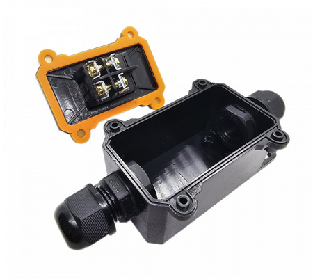 Przełącznik KCD4-R 16A 250V podwójny ON-OFF IP65 czerwony w obudowie hermetycznej