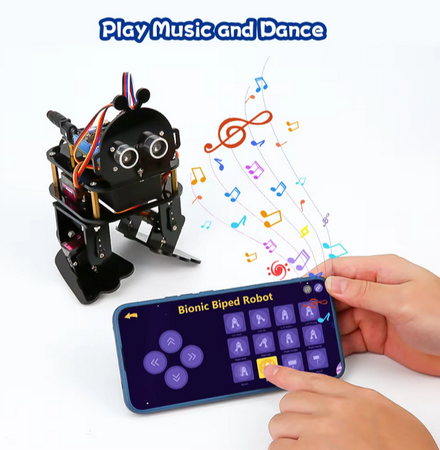 Zestaw edukacyjny Stworek Robot Kit DIY STEM  zdalnie sterowany z telefonu