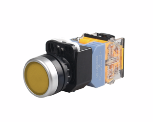 LA38 Przełącznik tabli.monost. 22mm 10A 380V żółty