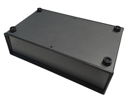 Obudowa metalowa czarna/antracyt OBM02 280x170x80mm