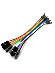 Przewody kable zworki żeńsko - żeński 10szt 10cm