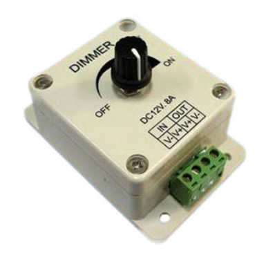 Ściemniacz do jednokolorowych taśm led reg.poten.