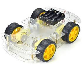 Platforma robota podwozie 4 silniki 4WD