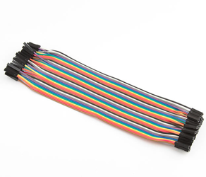 Przewody kable zworki żeńsko - żeński 10szt 20cm