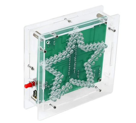 Gwiazda pięcioramienna LED DIY do nauki lutowania