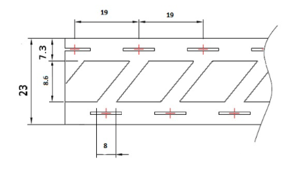 Taśma do zgrzewania 2 ogniw 18650 23mmx1m