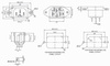 Gniazdo zasilające AC IEC męskie do obudowy