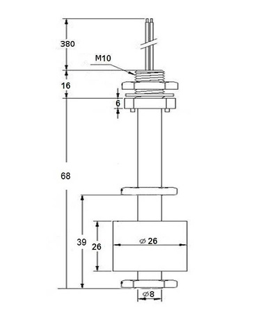 Magnetyczny czujnik poziomu wody CMW86