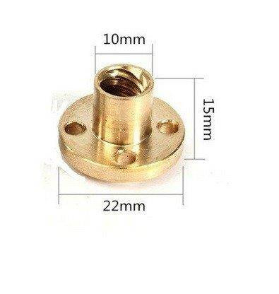 Śruba trapezowa TR8x1-1000mm do drukarki 3D CNC + nakrętka