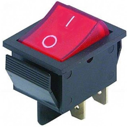 Przełącznik kołyskowy chwilowy 15A 250V (ON)-OFF 