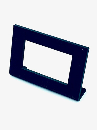 Podstawka termometr higrometr do mierników panelowych CZARNA