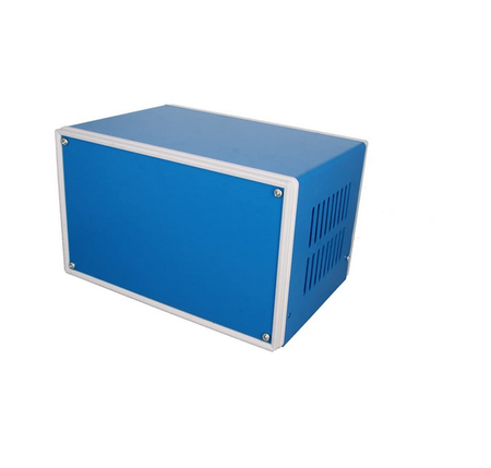 Obudowa metalowa niebieska OBM07 210x180x140mm