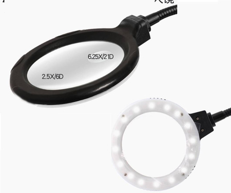 Zestaw trzecia ręka uchwyt do PCB+lupa