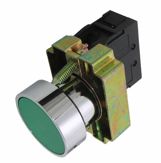 Przycisk XB2-BA31 monost. 3A/240V zielony (NO)