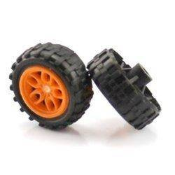 Koło plastikowe do pojazdów robota 18x6mm