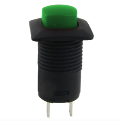 Przełącznik przycisk monostabilny 1.5A 250V kwadratowy PBS-15BG zielony