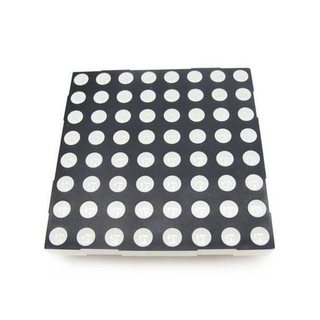 Moduł matrycy LED 8x8 czerwona 60x60mm wspólna anoda
