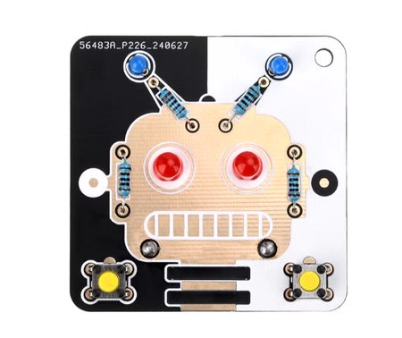 ROBOT elektroniczny LED DIY KIT nauka lutowania