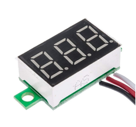 Woltomierz LED 4V-30V Czerwony 3 przewody