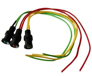 Kontrolka LED 5mm 230V AC niebieska