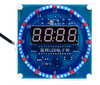Elektroniczny Zegar  LED  DS1302  DIY DATA ALARM TERMOMETR OBUDOWA