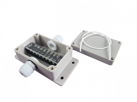 Obudowa hermetyczna OBH64 132x69x50mm IP66 z przepustami oraz złączem barierowym