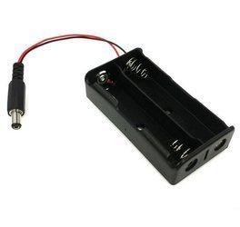 Koszyk na ogniwo 2 baterie typu 18650 z wtykiem 2.1