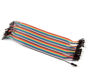 Przewody kable zworki męsko - męskie 10szt 20cm