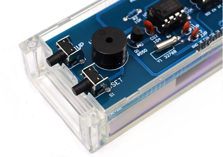 Zegar biurkowy LED z termometrem 5V DIY RGB