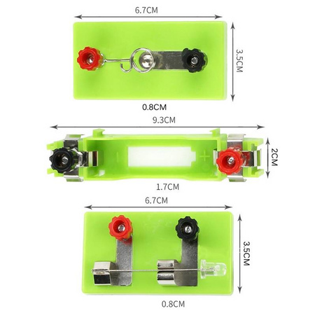 Zestaw edukacyjny do budowy prostych obwodów elektrycznych
