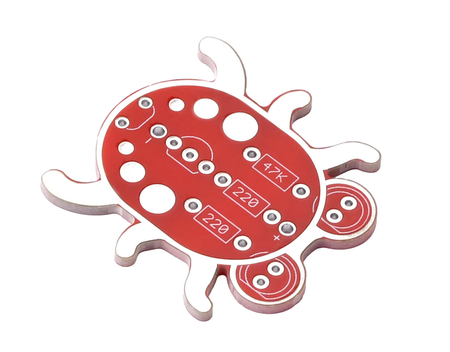 SKARABEUSZ elektroniczny LED DIY KIT nauka lutowania