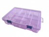 Organizer 8 przegródek 23x16x5.7cm fioletowy