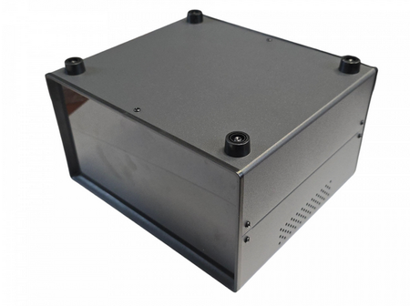 Obudowa metalowa czarna/antracyt OBM03 220x195x120mm