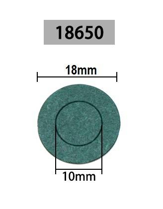 Podkładka z otworami izolująca na 1 akumulator 18650 10 szt.