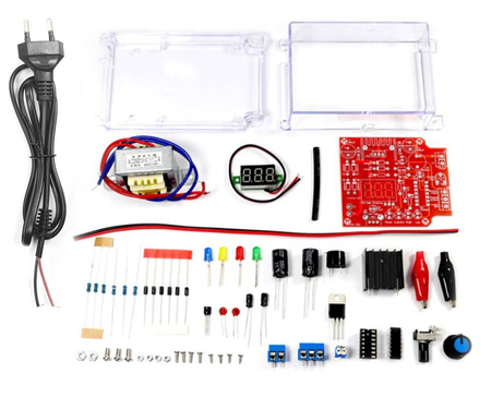 Zasilacz regulowany laboratoryjny LM317 KIT DIY