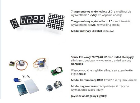 Zestaw startowy KIT XXL do nauki programowania C++ kompatybilny z Arduino