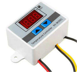 Cyfrowy termostat W3001 regulowany 12V -50C +110C
