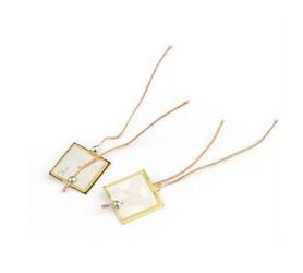 Membrana piezoceramiczna dwustronna 13x13mm z przewodami