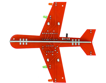 Samolot LED 3D na baterie KIT- do samodzielnego złożenia