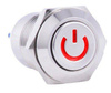 Przełącznik wandaloodporny POWER podświetlany RED
