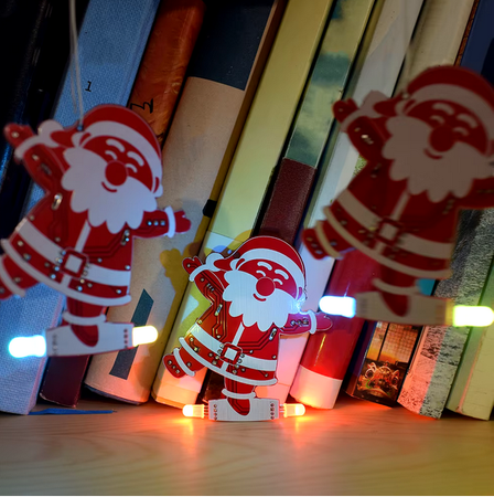 ŚWIĘTY MIKOŁAJ elektroniczny LED DIY KIT nauka lutowania